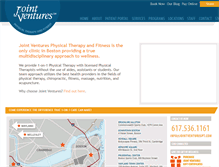 Tablet Screenshot of jointventurespt.com